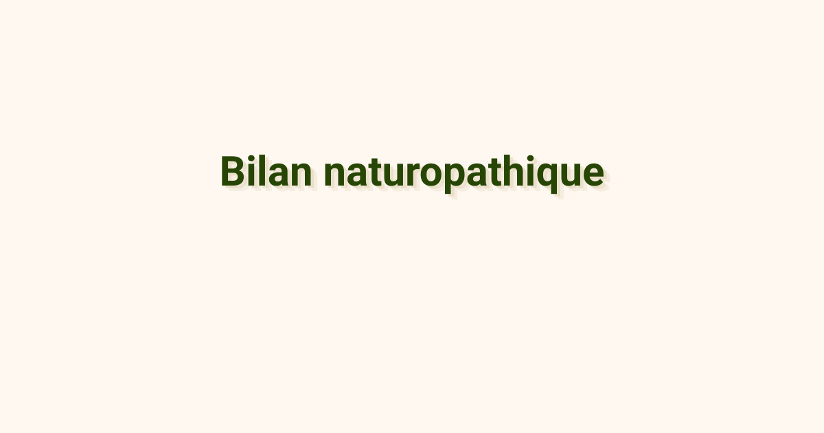 Consultation de naturopathie en visio avec Marion Colin